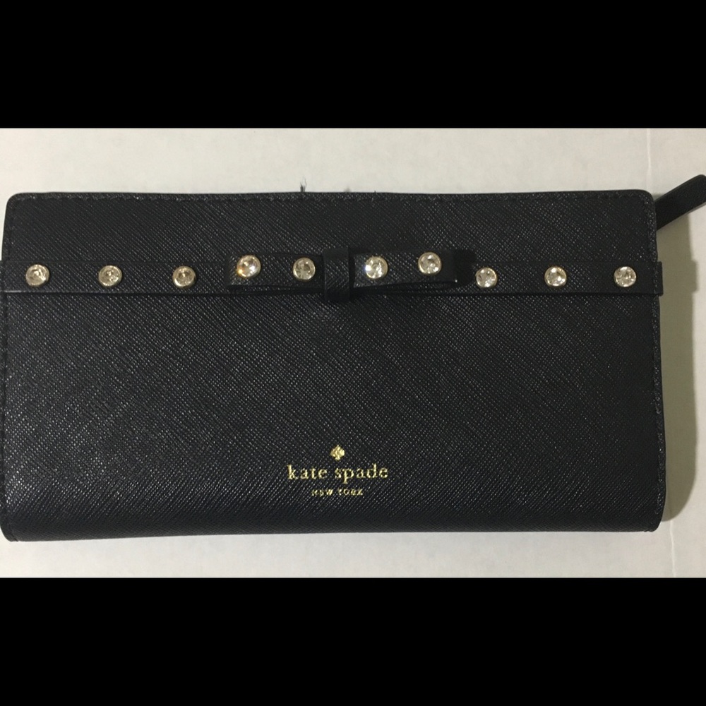 Kate Spade NY Jeweled Laurel Way wallet